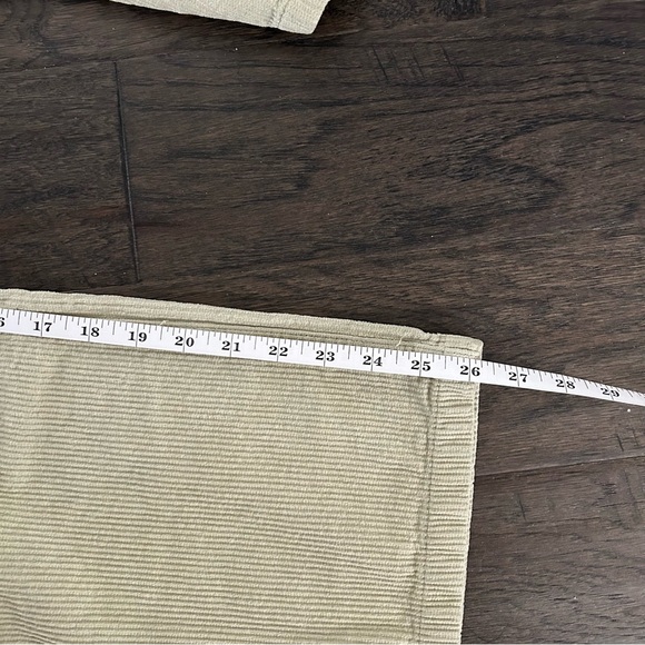 BDG Colorblock Corduroy Pants 25 Seafoam/Tan Y2K High Wide Streetwear - Picture 6 of 6